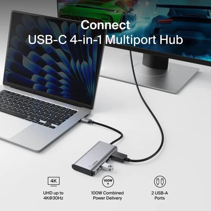 Belkin USB-C Hub (4в1)