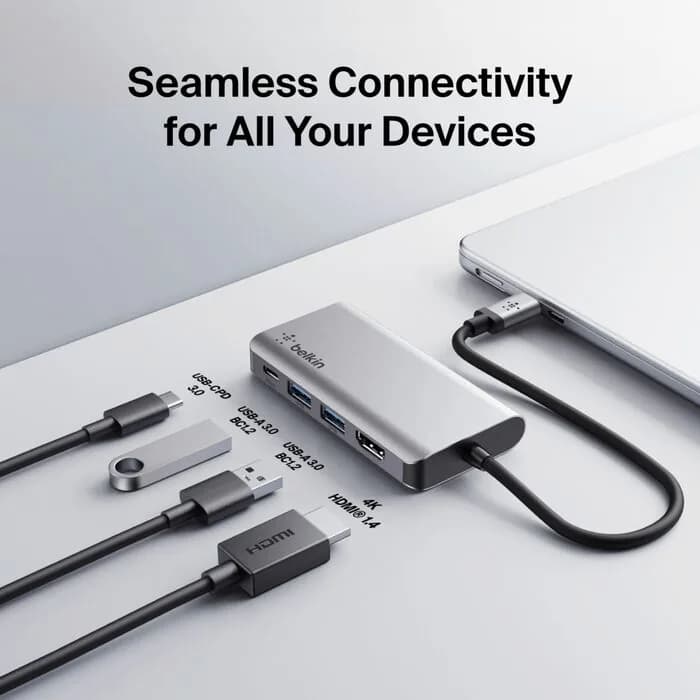 Belkin USB-C Hub (4в1)