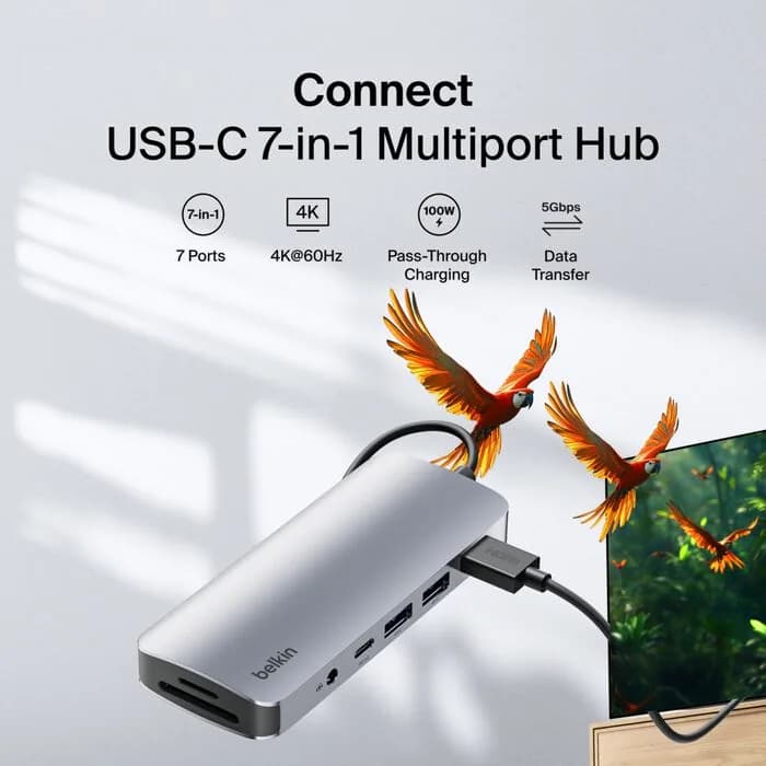Belkin USB-C Hub (7в1)