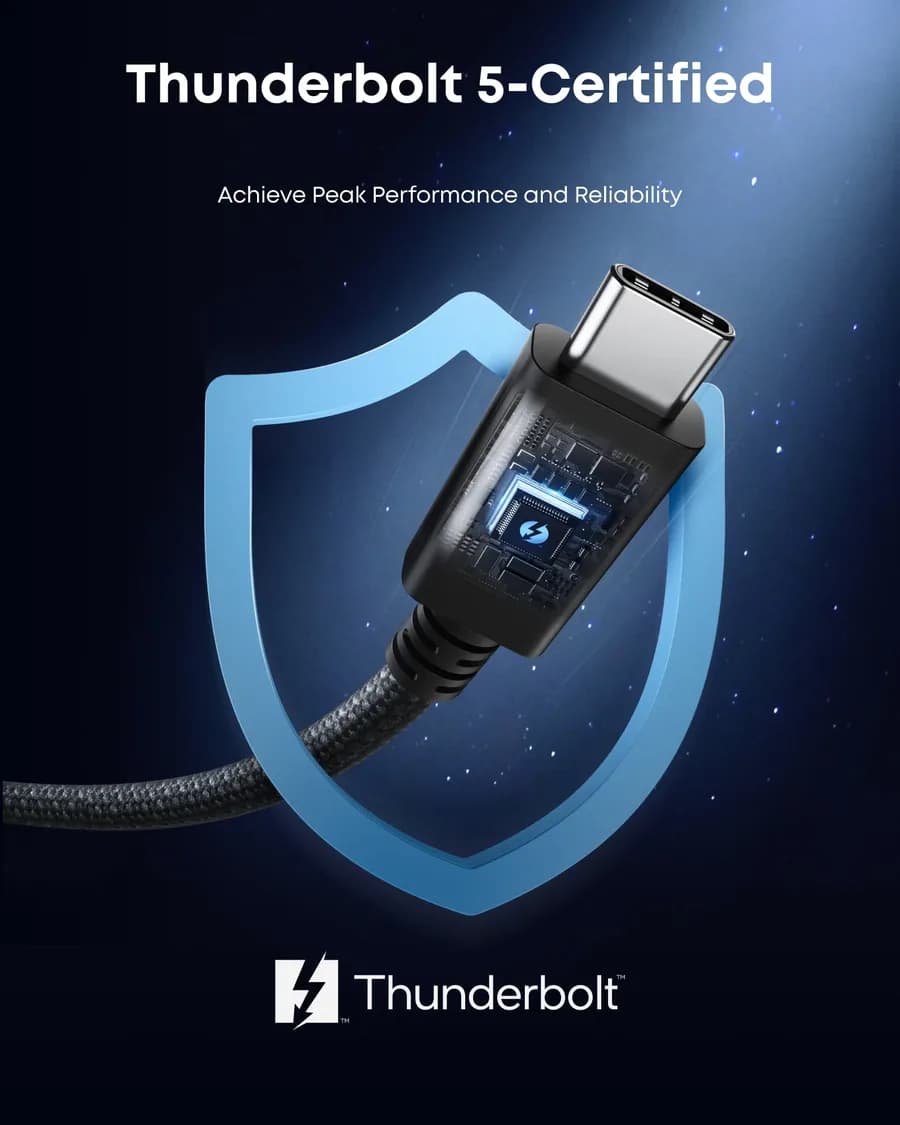 Кабель Anker Prime Thunderbolt 5 (80Gbps, 240W)