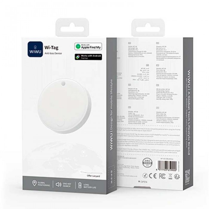 Трекер-брелок Wiwu iTag Anti-loss Device WT-06