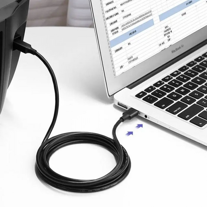 Кабель для принтера Ugreen USB 2.0 2м (20847)