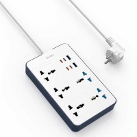 Удлинитель Wiwu 11 in 1 20W GaN Power Strip 4C+2A+5AC Wi-S006 EU 2M