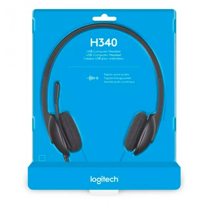 Накладные наушники Logitech H340 USB