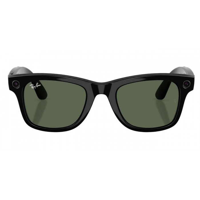Солнцезащитные очки RayBan Meta Wayfarer Gen 2 RW4012 Shiny Black Green