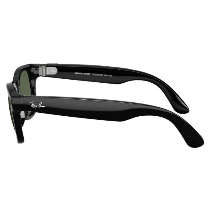 Солнцезащитные очки RayBan Meta Wayfarer Gen 2 RW4012 Shiny Black Green