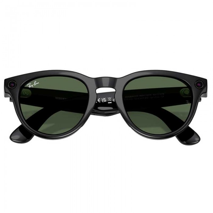 Солнцезащитные очки RayBan Meta Headliner Gen 2 Shiny Black Transition Graph. Green