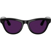 Солнцезащитные очки RayBan Meta Skyler Gen 2 Shiny Black Transition Ametyst