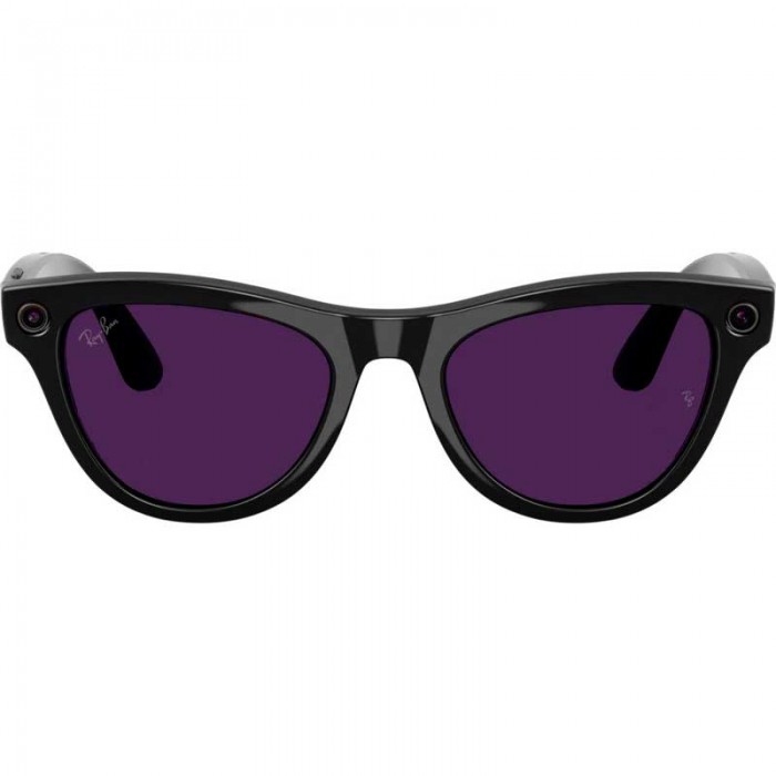 Солнцезащитные очки RayBan Meta Skyler Gen 2 Shiny Black Transition Ametyst