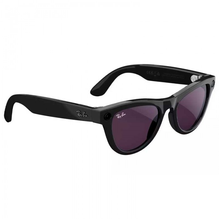 Солнцезащитные очки RayBan Meta Skyler Gen 2 Shiny Black Transition Ametyst