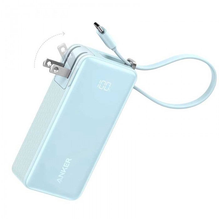 Внешний аккумулятор Anker Nano Power Bank 10000мАч, 30W, Built-In Retractable USB-C Cable