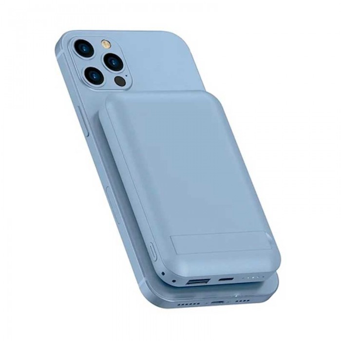 Внешний аккумулятор Wiwu Snap Cube- Magnetic Wireless Charger Power Bank 10000mAh SC1000WHT (3C)