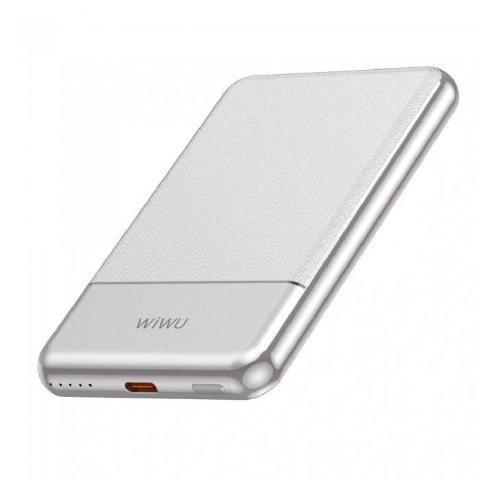 Внешний аккумулятор Wiwu Silver Seraph Alloy Unibody Power Bank 5000 mAh