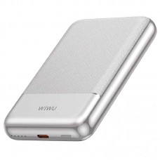 Внешний аккумулятор Wiwu Silver Seraph Alloy Unibody Power Bank 10000 mAh