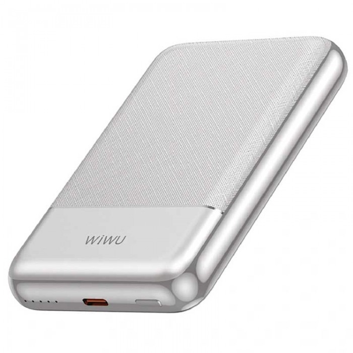 Внешний аккумулятор Wiwu Silver Seraph Alloy Unibody Power Bank 10000 mAh